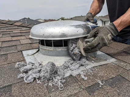 Cleaning Dryer Vent On Roof in Killingly