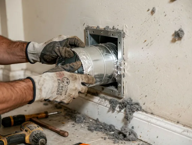Professional dryer vent repair and installation by Killingly Dryer Vent Cleaning in Killingly