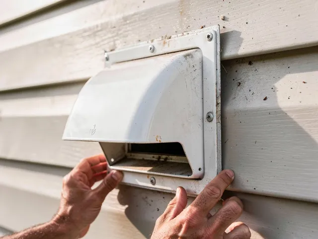Killingly Dryer Vent Cleaning technician delivering thorough residential dryer vent cleaning service in Killingly